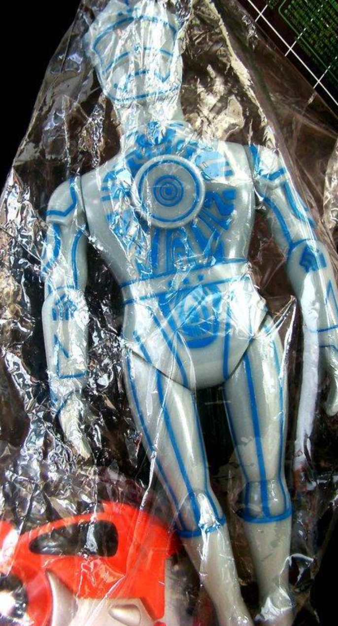 Medicom Toy Wonder Festival WF 2002 Tron w/ Lightcycle Vintage Model 10" Figure