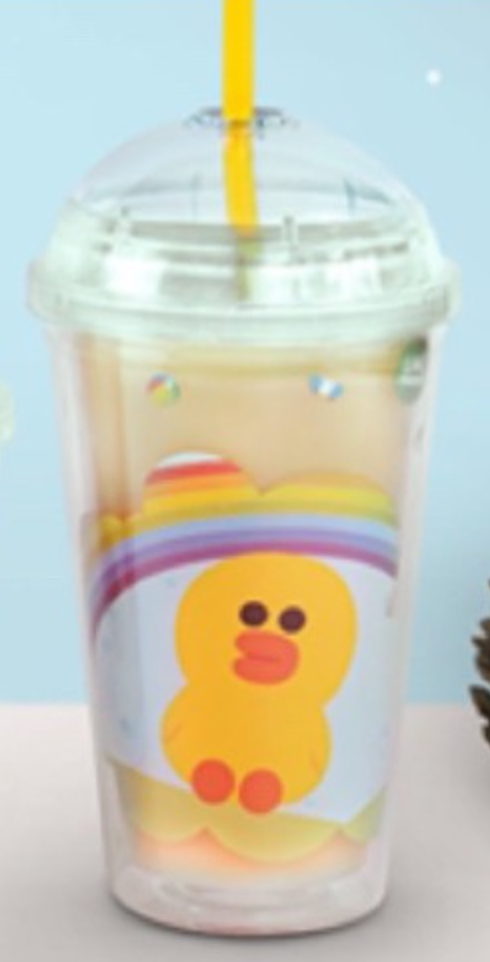 Line Friends Character Taiwan Colgate Limited 500ml Plastic Cup Sally ver