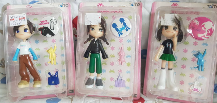 Taito Pinky St Special 3 Mini Trading Figure Set