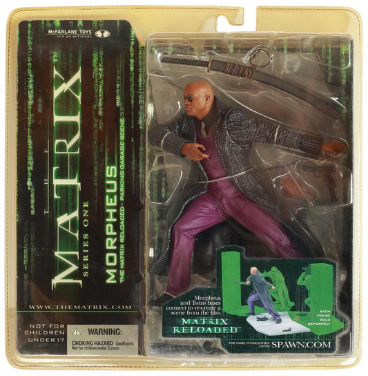 Mcfarlane Toys Matrix Reloaded Series One 1 Morpheus Trading Figure