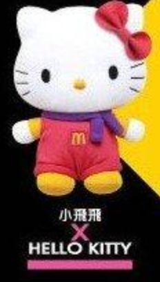 Mcdonalds 2012 Sanrio Hello Kitty Birdie ver 6" Plush Doll Figure