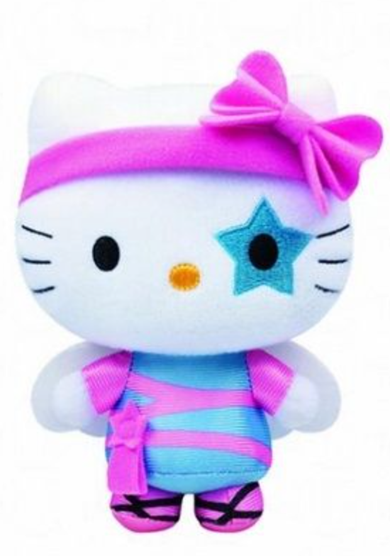 Mcdonalds 2013 Sanrio Hello Kitty Circus of Life Trapeze 6" Plush Doll Figure