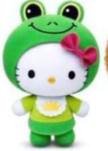 Mcdonalds 2014 Sanrio Hello Kitty Fairy Tales The Frog Prince 6" Plush Doll Figure