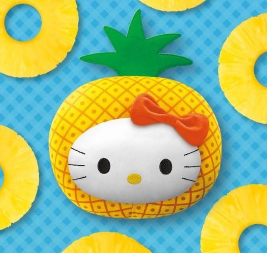 Mcdonalds 2015 Sanrio Hello Kitty Farm Pineapple 10" Plush Doll Figure