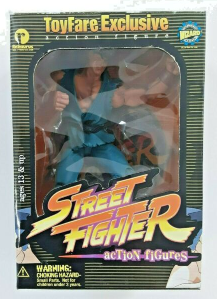 Resaurus Neca Toyfare Exclusive Street Fighter Evil Ryu Action Figure