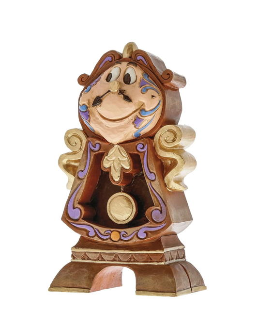 Enesco The World of Miss Mindy Disney Beauty and the Beast Cogsworth Collection Figure