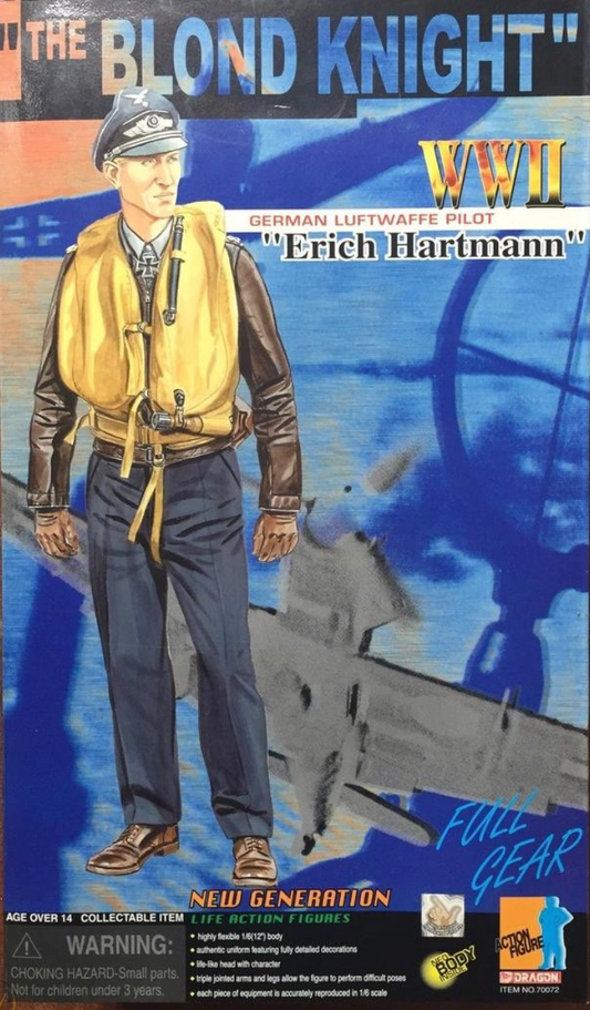 Dragon 1/6 12" WWII The Blond Knight German Luftwaffe Pilot Erich Hartmann Action Figure