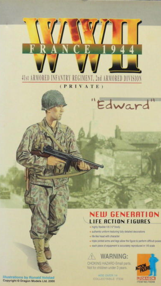 Dragon 1/6 12" New Generation France 1944 Edward Action Figure