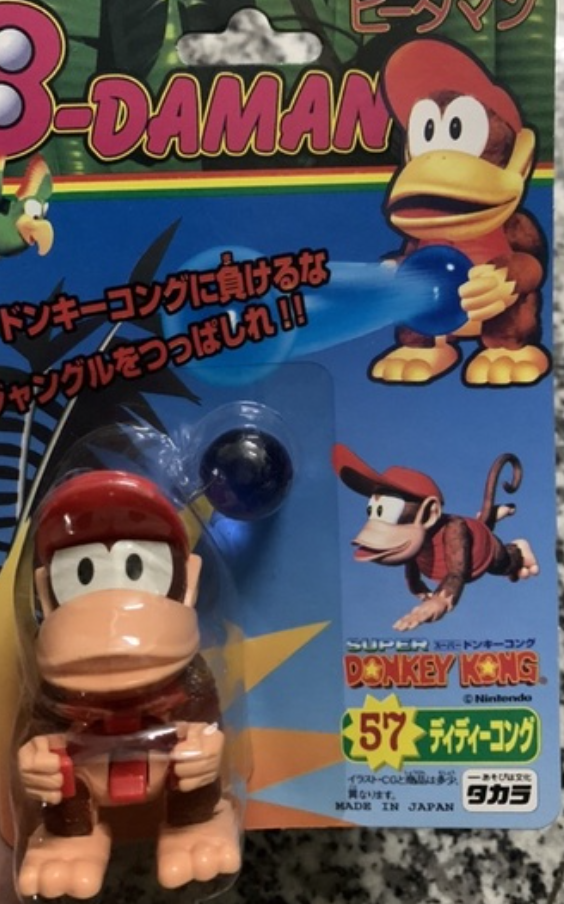 Takara B-Daman Bomberman No 57 Nintendo Donkey Kong Diddy Model Kit Figure