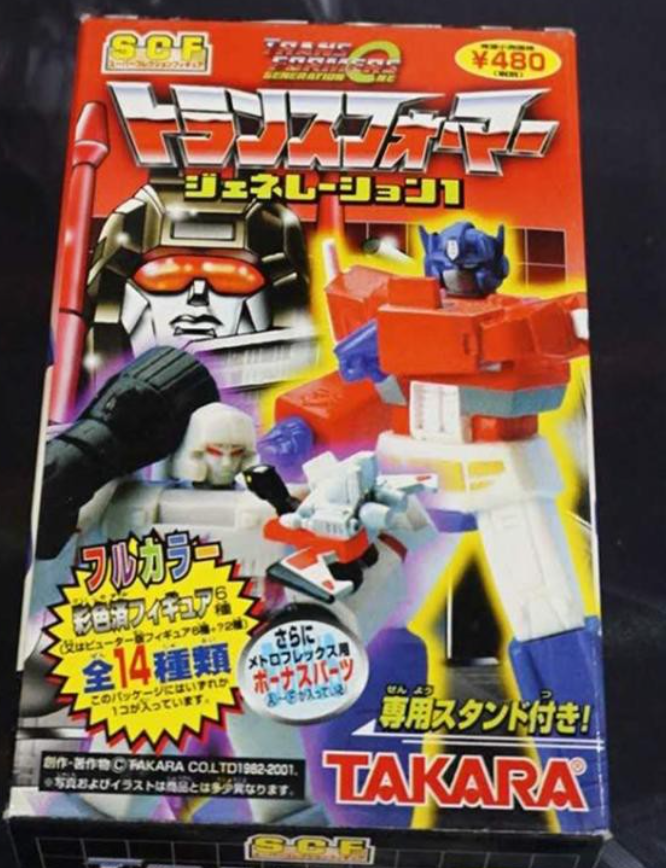 Takara Transformers Act-1 6 Color + 6 Crystal 12 Mini Trading Figure Set