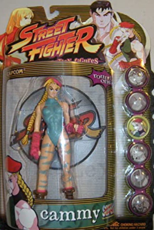 Year 1999 Capcom Street Fighter 7 Figure CAMMY Player 1 in Dark