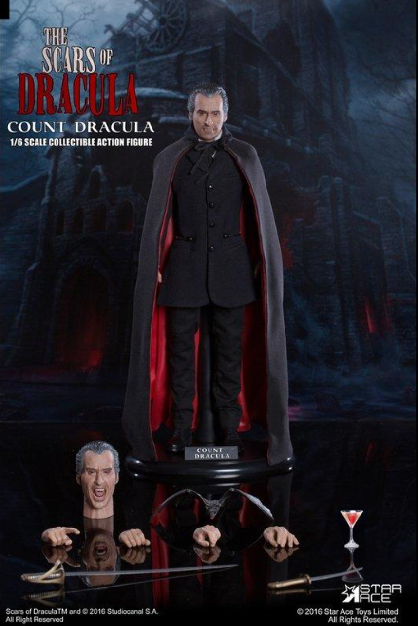 Star Ace Toys 1/6 12" The Scars of Dracula Count Dracula Action Figure