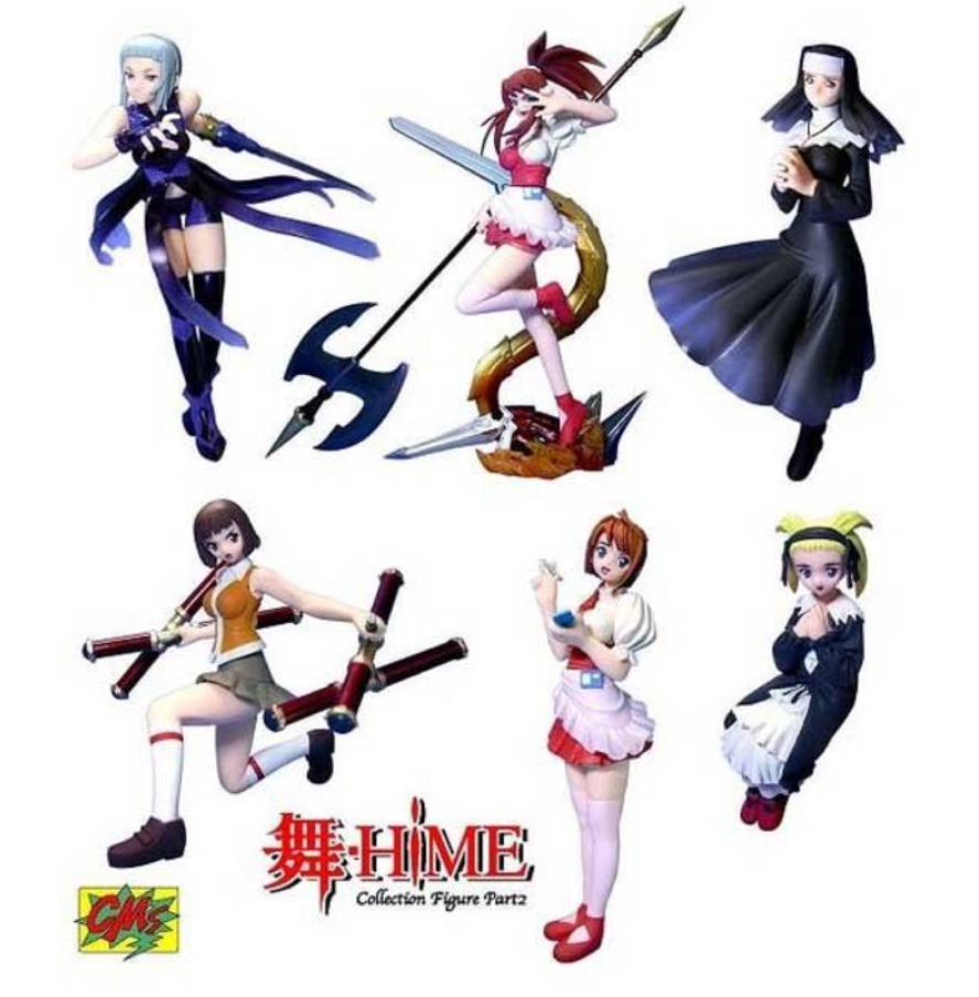 Cm's Mai Hime 2 6+2 Secret 8 Trading Figure Set