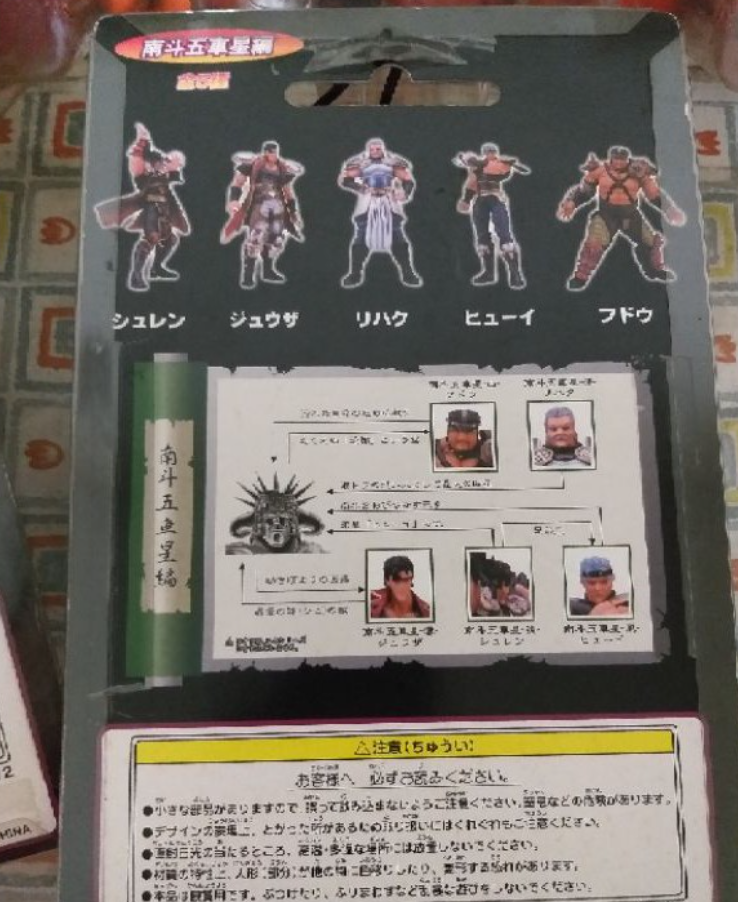 Sega Fist of The North Star 5 Trading Figure Set