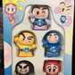 Takara 1998 Super Battle B-Daman Bomberman Bakugaiden 5 Finger Puppet Trading Figure