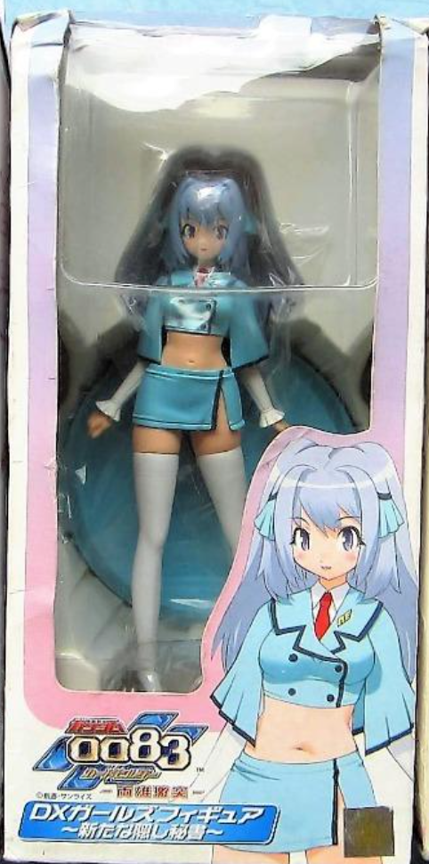 Banpresto Mobile Suit Gundam DX Girls 0083 Card Builder New Hidden Secretary Blue ver Trading Figure