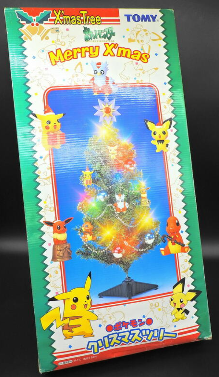 Tomy 2000 Pokemon Pocket Monster 23" Christmas Xmas Tree Figure