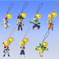 Bandai Dragon Ball Z Gashapon DB Character Strap Part 3 7 Swing Figure Set