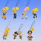 Bandai Dragon Ball Z Gashapon DB Character Strap Part 5 7 Swing Figure Set