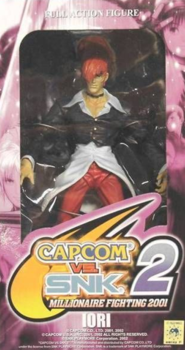 Capcom vs SNK 2 The King Of Fighters Millionaire Fighting 2001 Iori 7" Full Action Figure