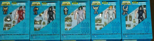 Bandai Saint Seiya Golden New Bronze Cloth 5 Action Figure Set