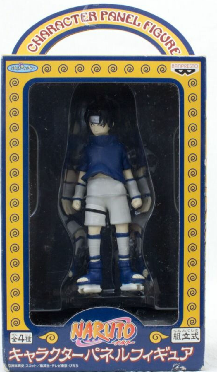 Banpresto Naruto Shippuden Character Panel Sasuke Trading Figure