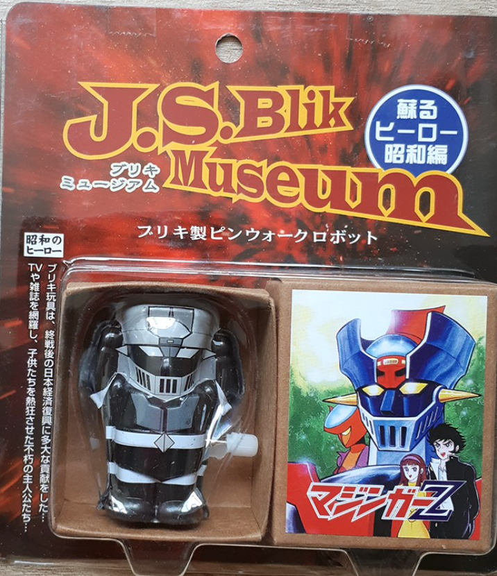 Kaiyodo J.S. Blik Museum Mazinger Z Clockwork Monochrome ver Trading Figure