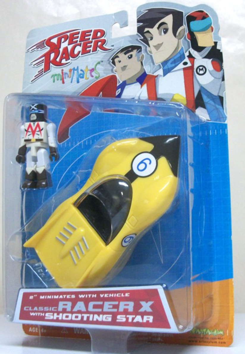 Speed Racer Minimates Art Asylum Minimates with Vehicle Speed Racer Classic Racer X w/ Shoot ...