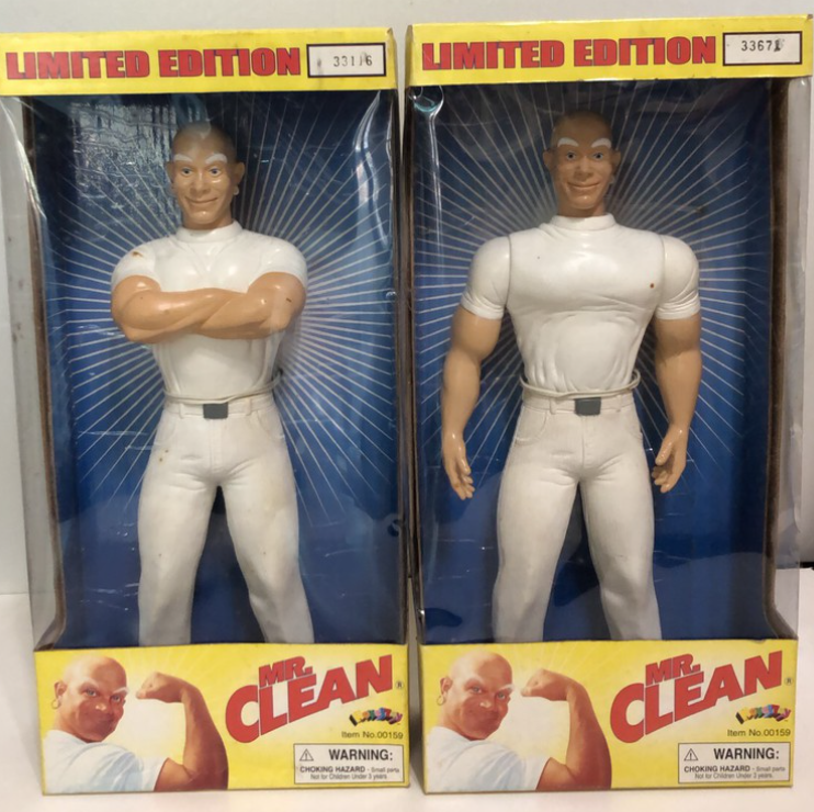 Novel Toy Mr Clean 2 Action Figure Set