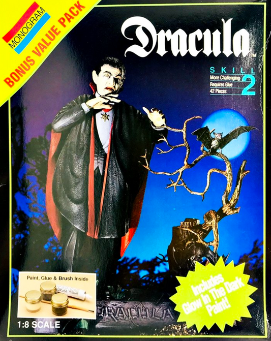 Monogram 1/8 Skill 2 Dracula Bonus Value Pack Plastic Model Kit Figure