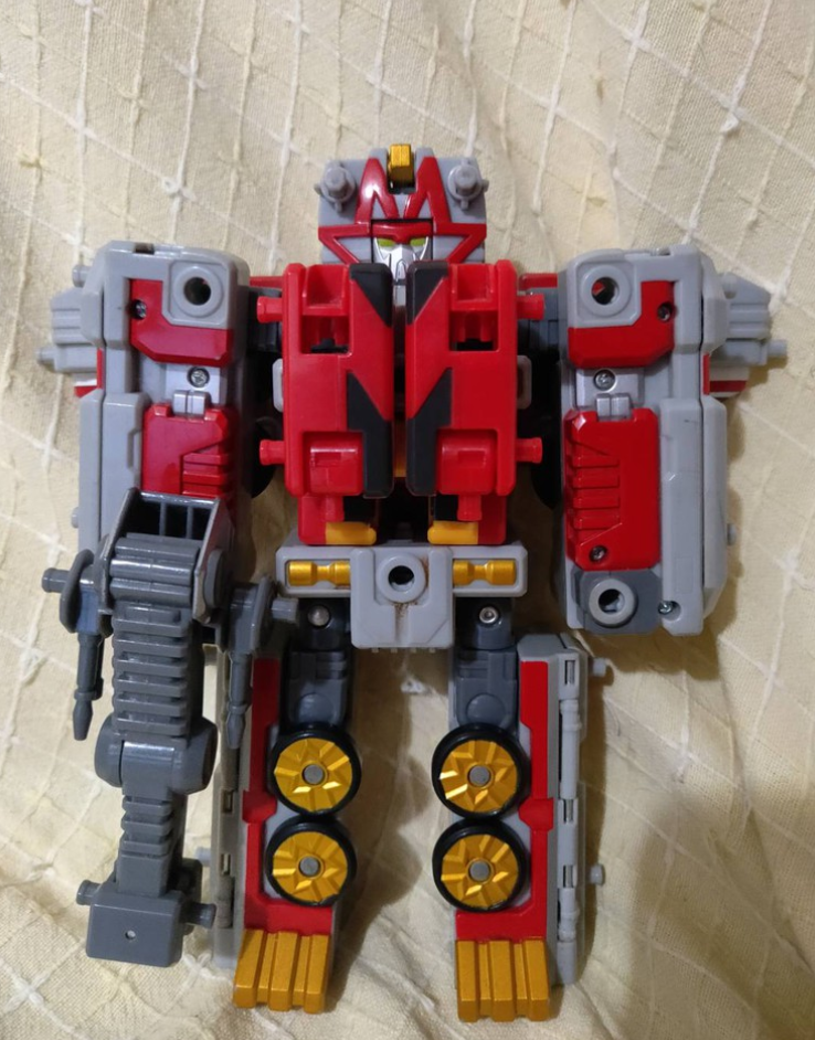 Bandai MRR Machine Robo Mugenbine Mugen Gattai Rescue Robot DX Zord Mammoth Elephant Action Used