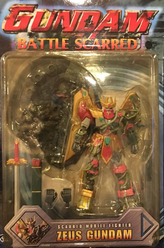 Bandai Mobile Fighter Gundam Battle Scarred Zeus Gundam Action Figure