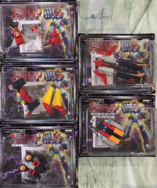 Banpresto Com-Battler Combattler V 5 Action Figure Set