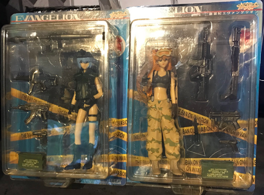 Sega Neon Genesis Evangelion Special Mission Part 1 Rei Ayanami & Asuka Langley 2 Trading Figure Set