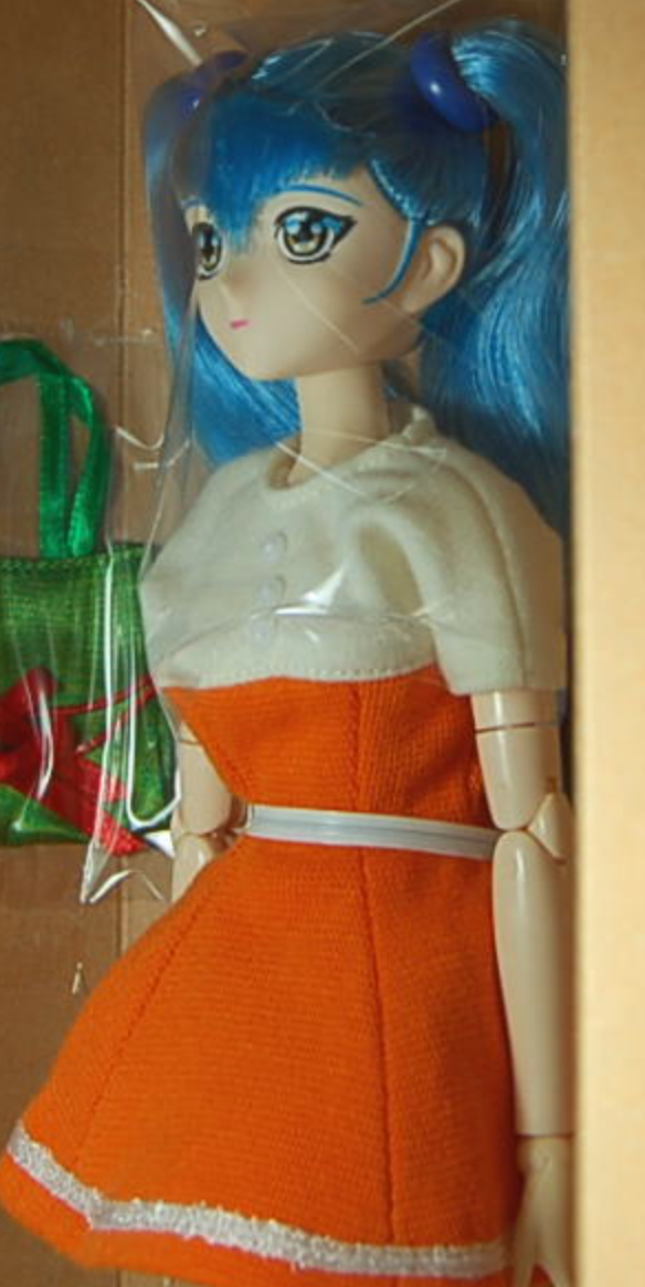 Cuties 1/6 12" Full Movability Martian Successor Nadesico Hoshino Ruri Orange Dress ver Action Doll Figure