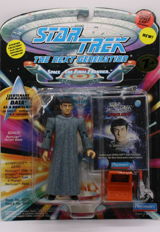 Playmates Star Trek The Next Generation Lieutenant Commander TNG Data as a Romulan Trading Collection Figure