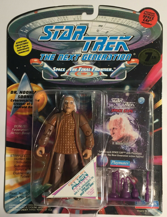 Playmates Star Trek The Next Generation Space The Final Frontier Dr Noonian Soong Trading Collection Figure