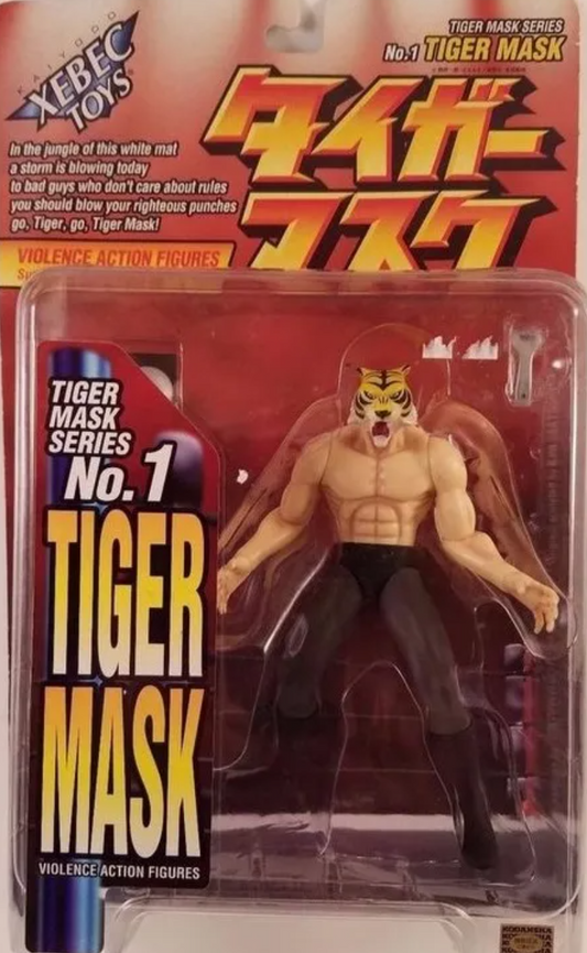 Kaiyodo Xebec Toys Tiger Mask Series No 1 Tiger Mask Action Figure