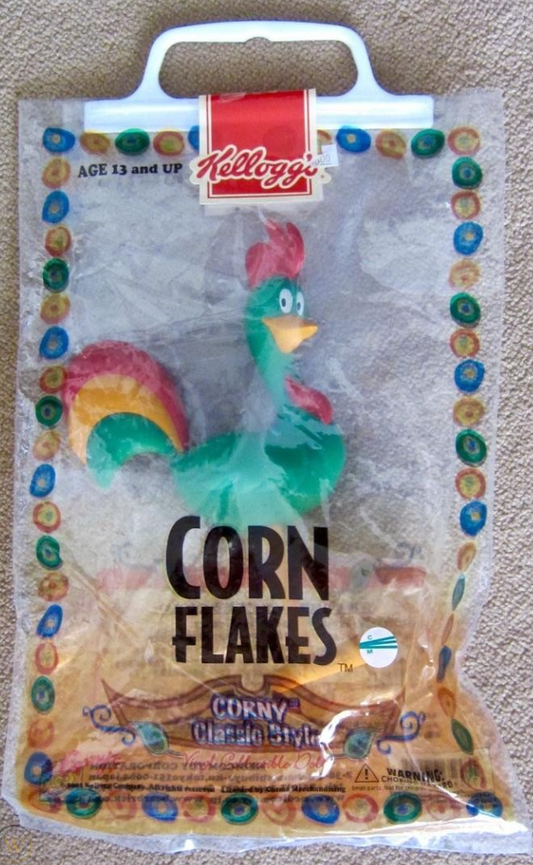 Medicom Toy 2002 Kellogg's Corn Flakes Corny Cornelius Rooster 7" Vinyl Figure