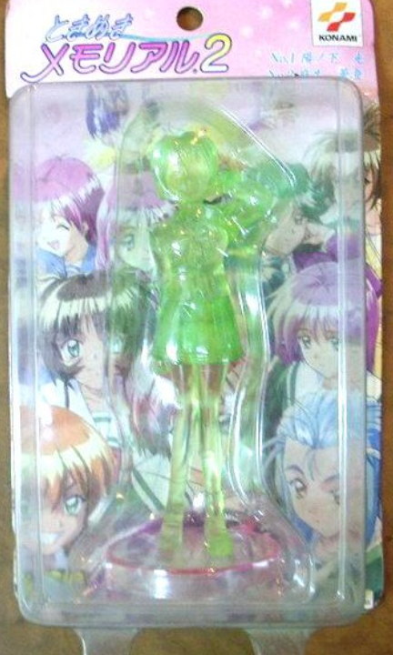 Yujin SR DX Tokimeki Memorial 2 Hikari Hinomoto Green Clear Crystal ver Pvc Trading Collection Figure