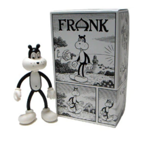 Presspop 2006 Jim Woodring Black & White Frank 6" Vinyl Figure