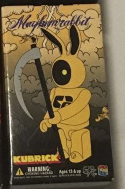 Medicom Toy Kubrick 100% Revolver Mayhem Rabbit Yellow ver Action Figure