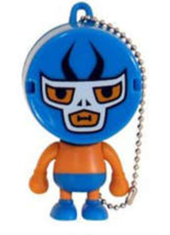 Bandai 2011 CapHeads Designer Devilrobots Blue Crush Jr ver Trading Figure