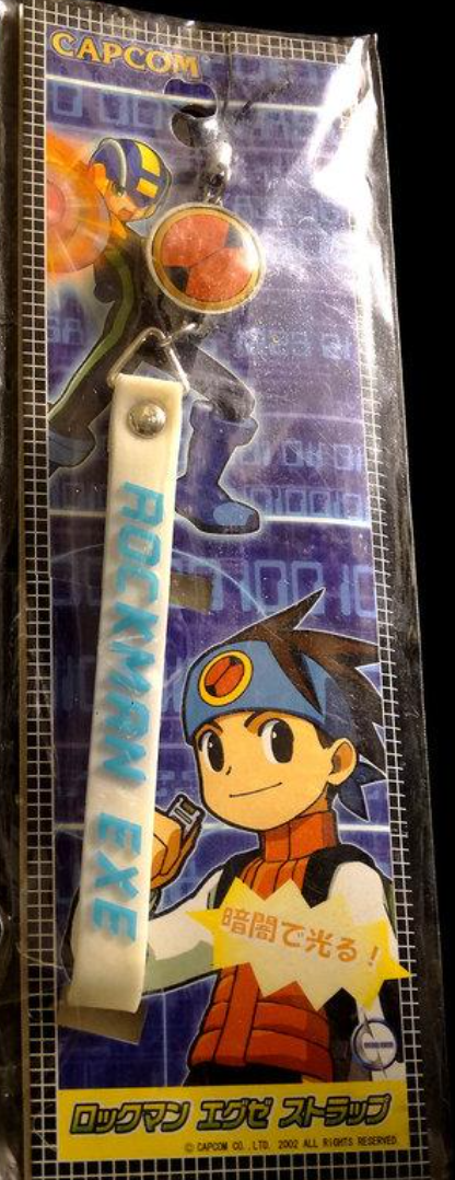 Capcom 2002 Mega Man Rockman EXE Phone Strap Trading Figure