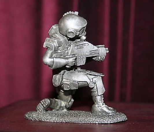 Westwood Studios 1999 Command & Conquer Tlberian Sun Collector's Edition GDI Soldier Metal Trading Figure