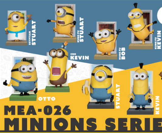 Minions Taiwan Family Mart Limited 8 3" Stand Trading Figure Set