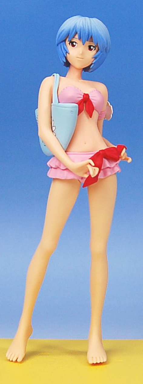 Sega Neon Genesis Evangelion HG Figure Upbringing Plan Rei Ayanami Swimmsuit Pink ver Pvc Figure