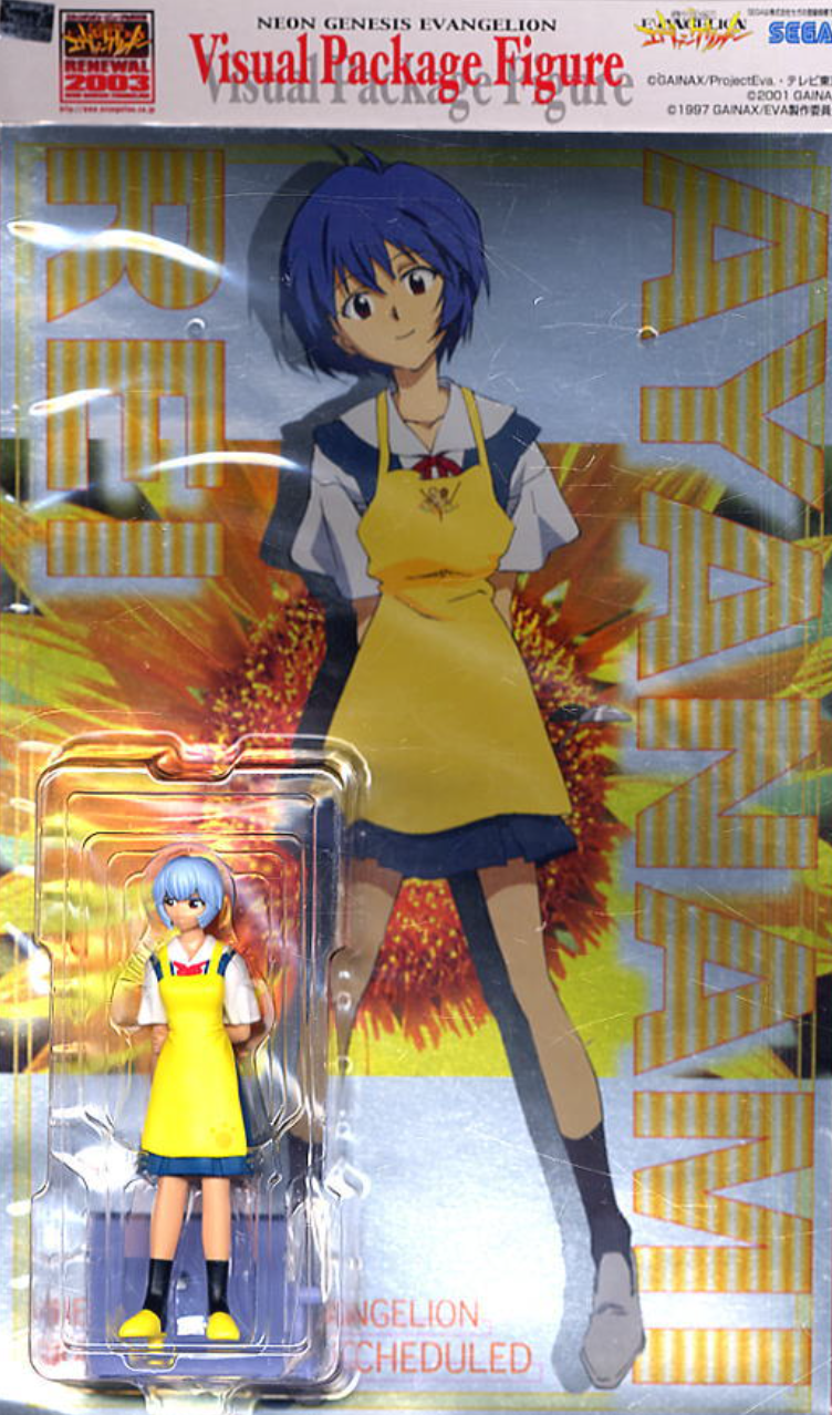 Sega Neon Genesis Evangelion Visual Package Rei Ayanami Upbringing Plan 3 Pvc Figure Set