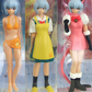 Sega Neon Genesis Evangelion Visual Package Rei Ayanami Upbringing Plan 3 Pvc Figure Set