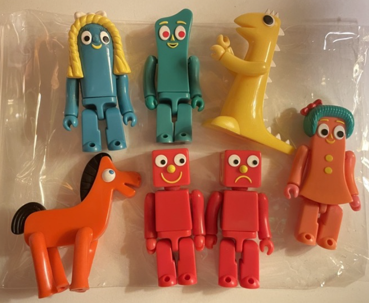 Medicom Toy Kubrick 100% Gumby Series 1 7 Action Figure Set – Lavits Figure